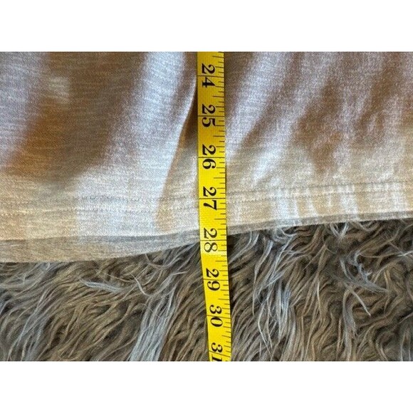 Mens Guess Los Angeles Textured Raised Logo Henley MED Grey Short Sleeve EUC - Picture 11 of 11